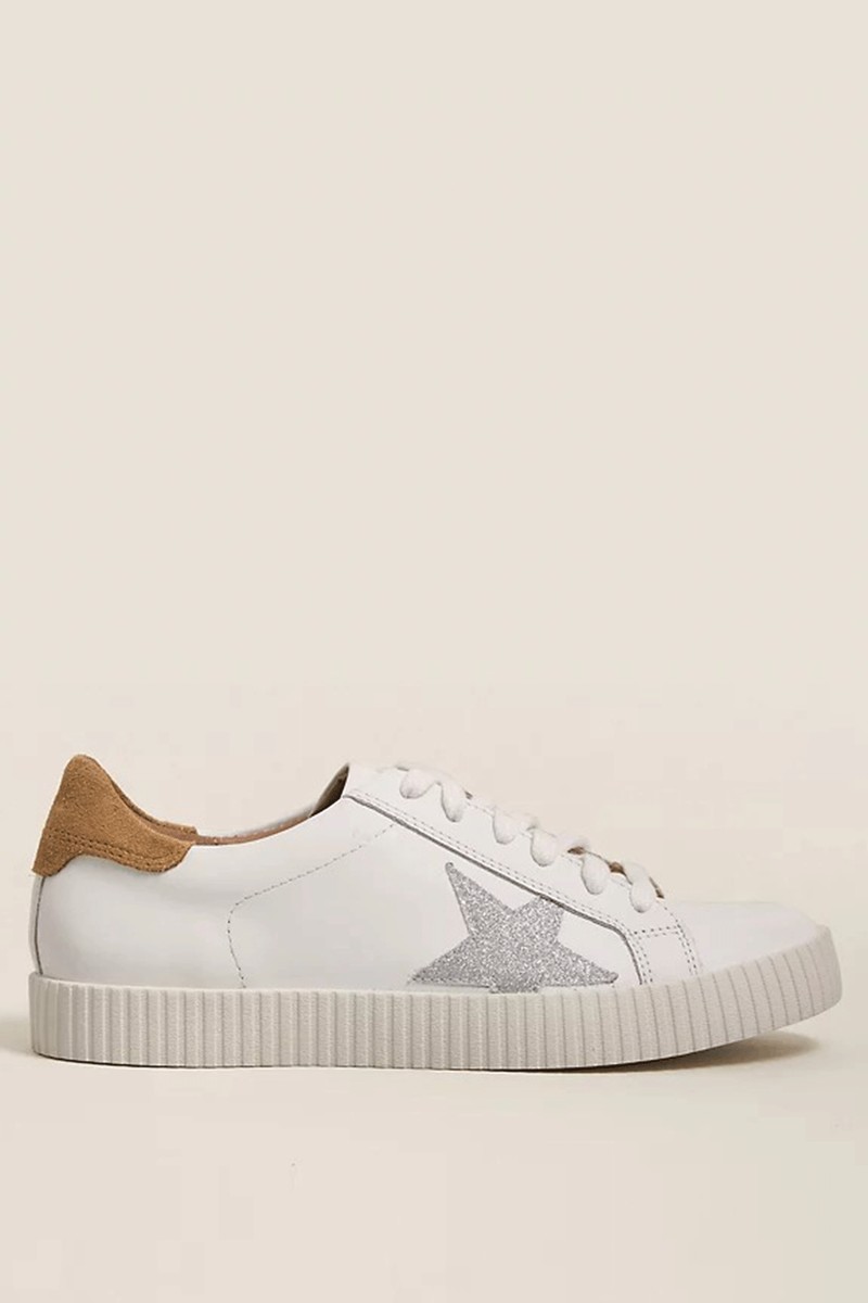 Lace-Up Star Trainer from Marks & Spencer