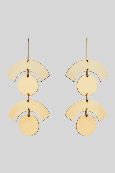 Arch And Circle Drop Earring from Whistles