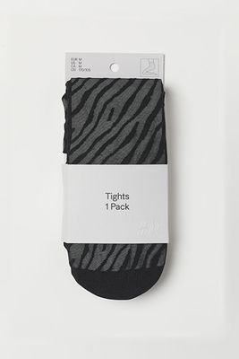 Zebra Print Tights from H&M