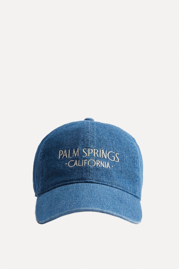 Embroidered Denim Cap from H&M