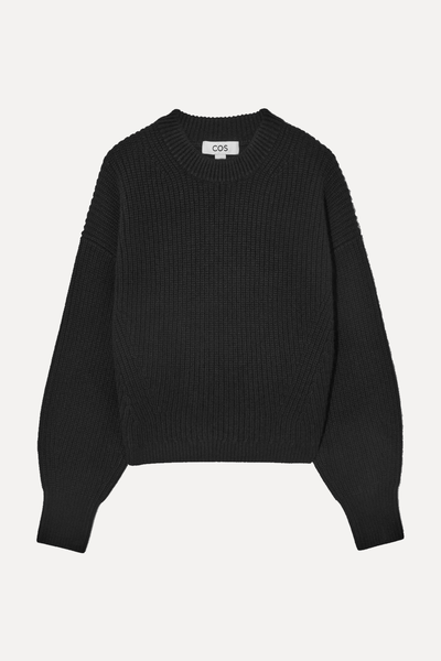 Ribbed Cashmere-Blend Jumper from COS