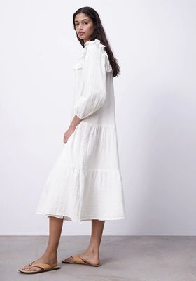 Midi Dress With Contrast Bodice, £49.99 | Zara