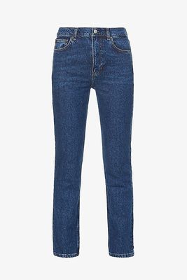 Liza Straight-Leg High-Rise Denim Jeans from Reformation