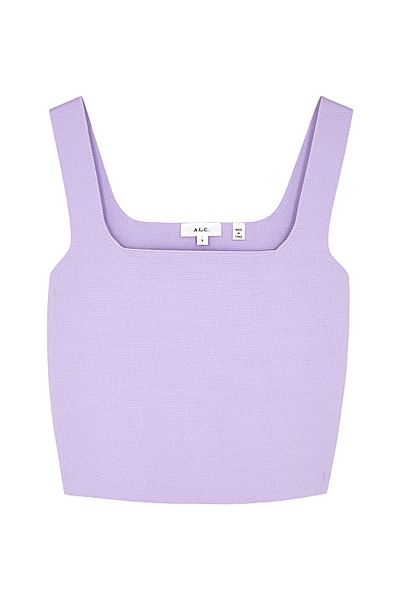 Victoria Lilac Stretch-Knit Tank from A.L.C