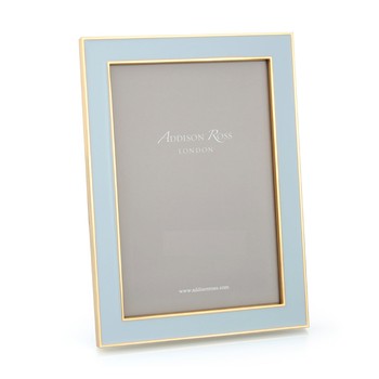 Powder Blue Enamel & Gold Frame from Addison Ross