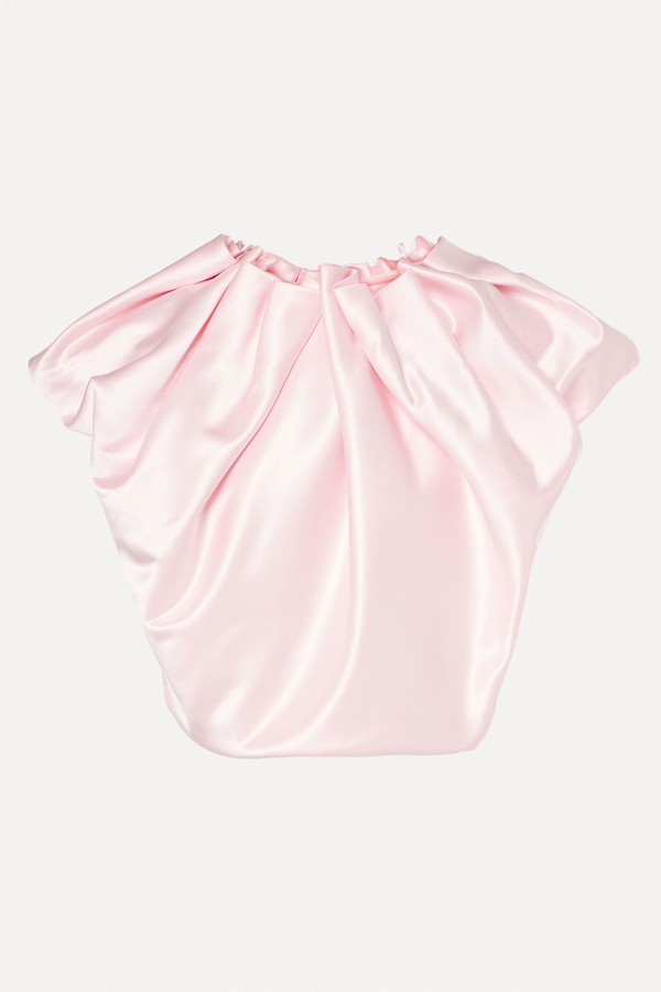 Draped Satin Top from Simone Rocha
