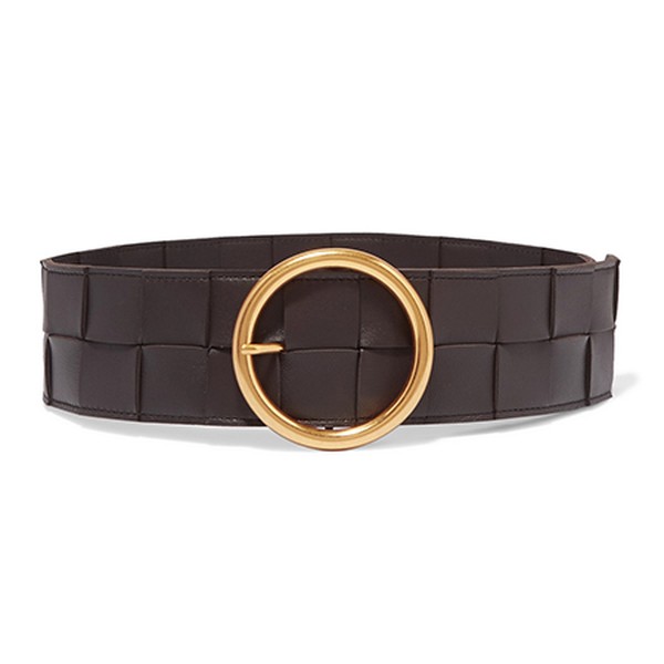 Intrecciatio Leather Belt from Bottega Veneta