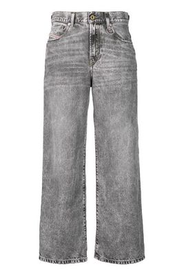 Bleach Washed Wide Jeans from Diesel