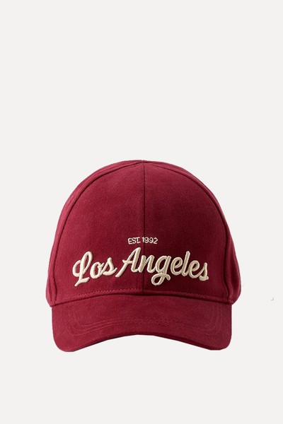 Embroidered Varsity Cap from Zara