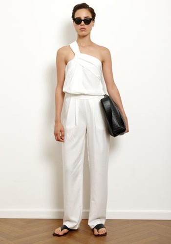 One Shoulder Flowy Jumpsuit 