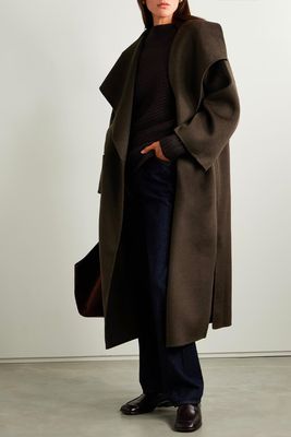 Quinn wool and cashmere-blend felt coat