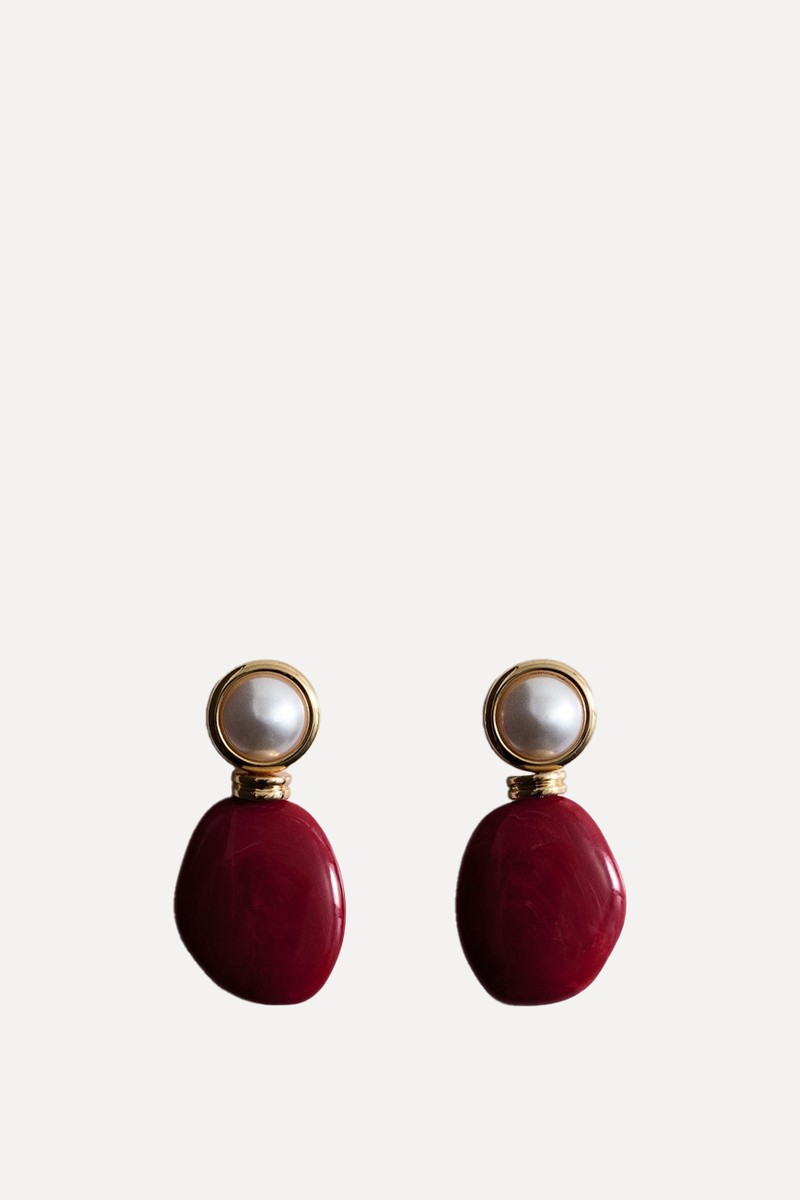 Mixed Resin Earrings