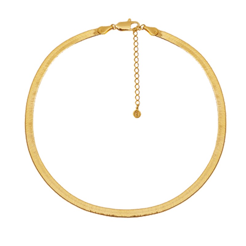 Herringbone Gold Chain from Aleyole