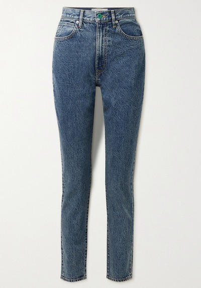 Beatnik High-Rise Slim-Leg Jeans from SLVRLAKE