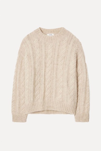 Cable-Knit Mohair Jumper from COS