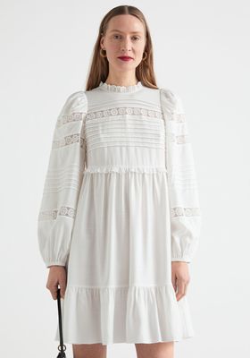 Tiered Mini Lace Dress from & Other Stories