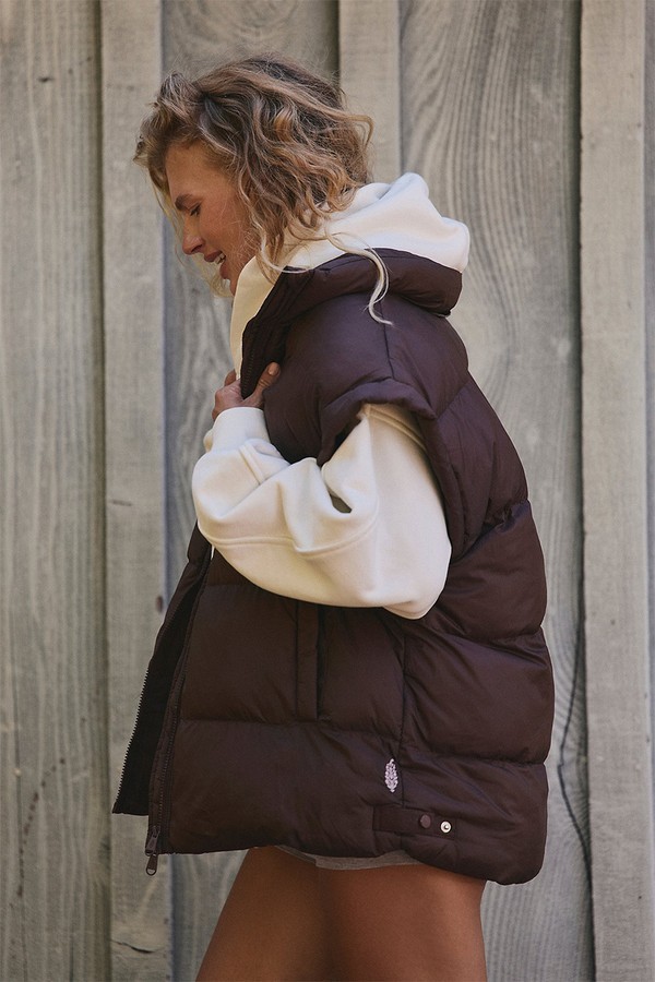 In A Bubble Puffer Waistcoat from FP Movement
