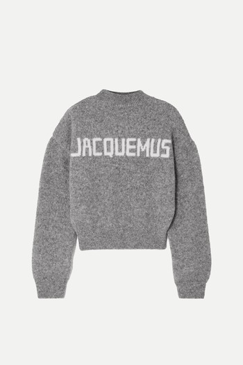  La Maille Printed Alpaca Wool-Blend Sweater from Jacquemus