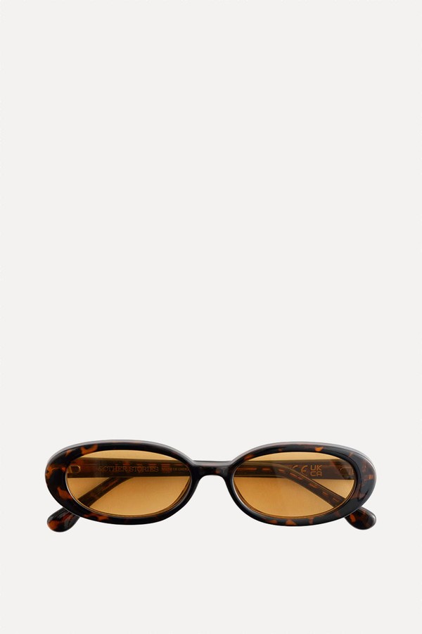 Slim Oval-Frame Sunglasses from & Other Stories