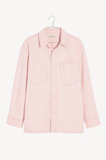 Plus Denim Shirt Jacket Botanical Yarn Dye Edition from Madewell