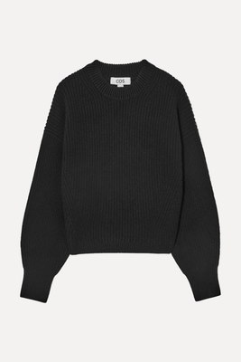 Ribbed Cashmere-Blend Jumper from COS