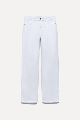 Z1975 Straight-Fit High-Waist Long Length Jeans from Zara