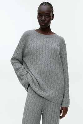 Relaxed Cable-Knit Jumper from ARKET