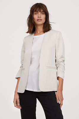 Linen Blend Jacket from H&M