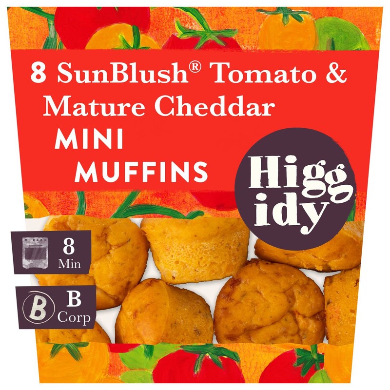 Cheddar Tomato Mini Muffins from Higgidy