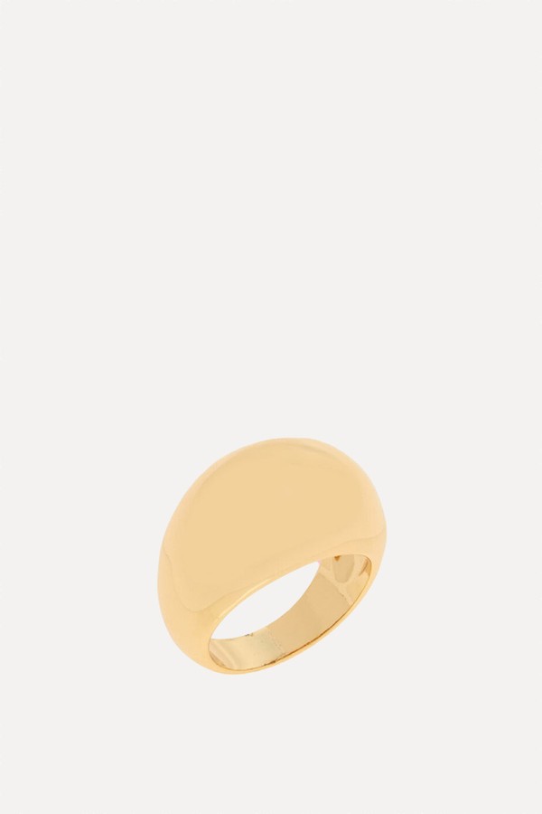 Tone Chunky Curved Ring