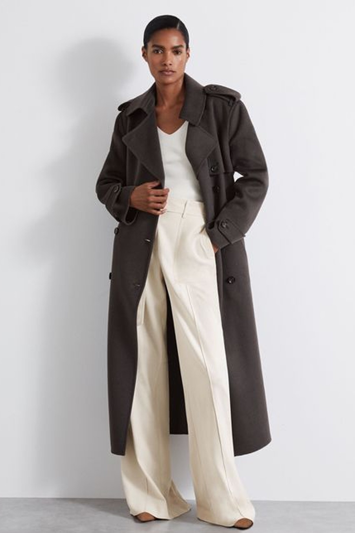 Atelier Wool & Cashmere Trench Coat