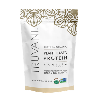 Vanilla Plant Protein Powder from Truvani