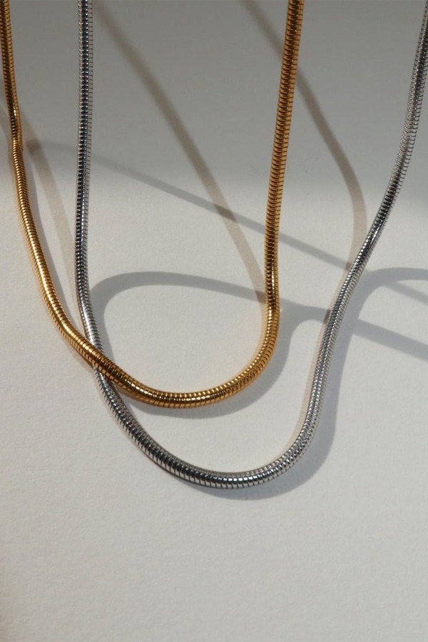 'Remi' Round Snake Chain 
