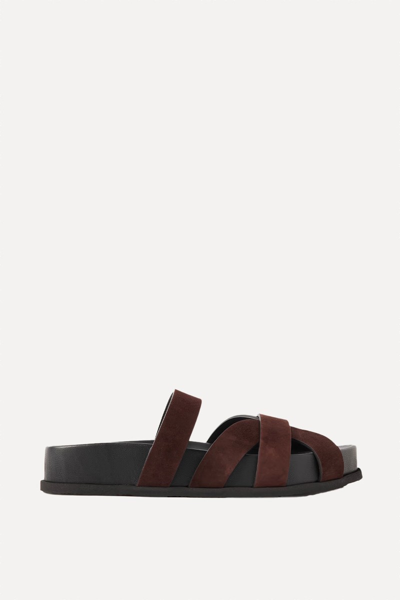 Strappy Suede Sandals from NEOUS