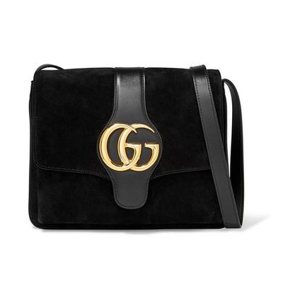 GG Arli Suede and Leather Cross-Body Bag