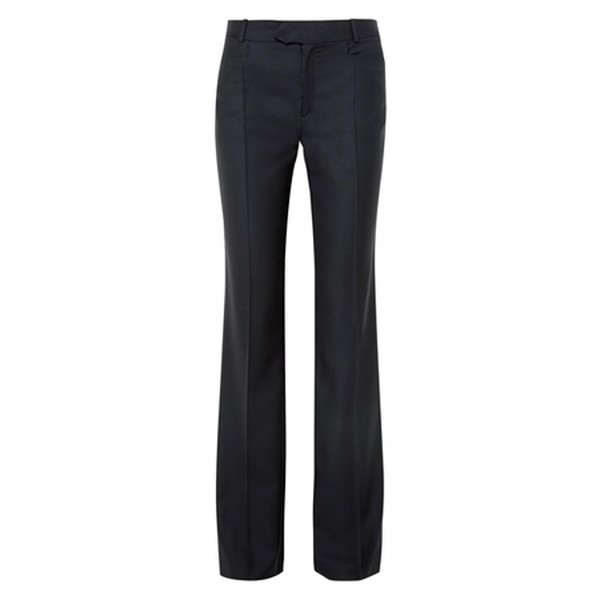 Rocker Super 100 Wool-Twill Wide-Leg Pants from Joseph