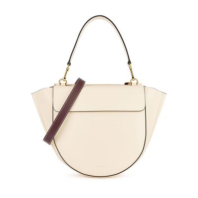 Hortensia Medium Ivory Leather Top Handle Bag from Wandler