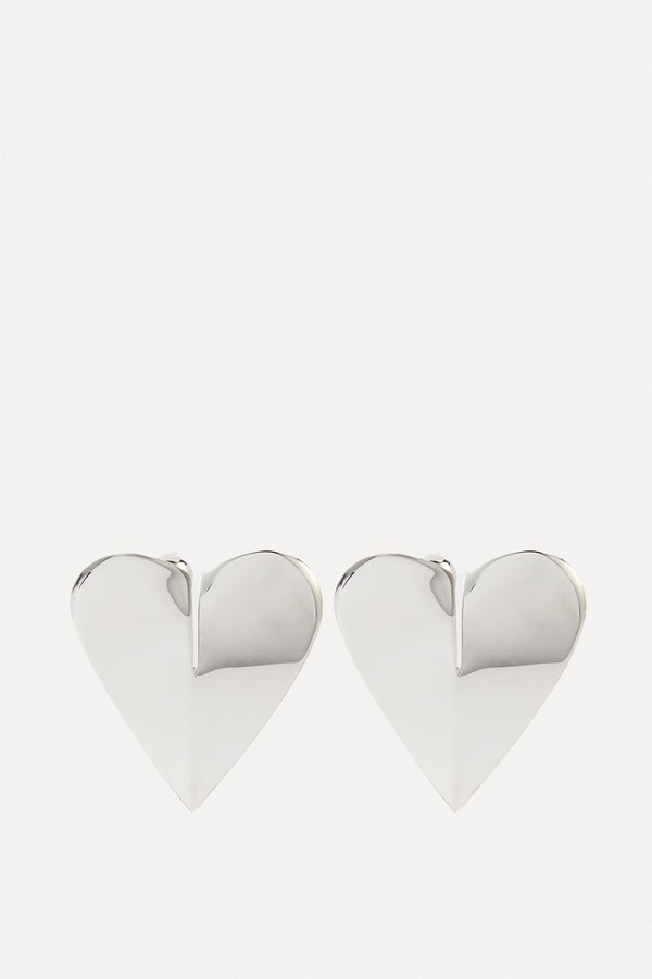 Torn Heart Oversized Earrings from Alaïa
