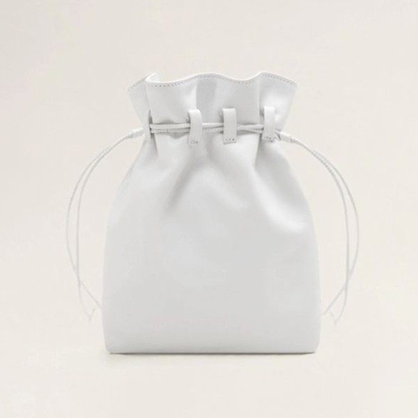 Leather Bucket Bag from Mango