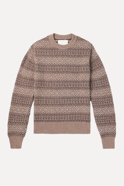 Kirk Fair-Isle Cashmere Sweater from Purdey