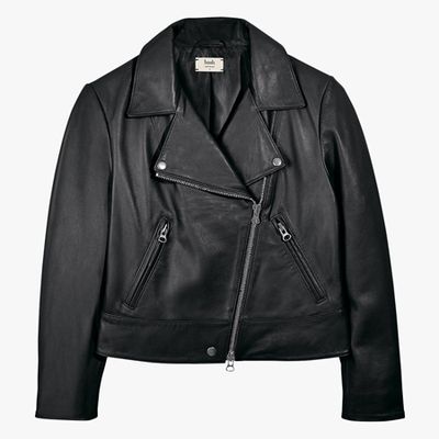 Onyx Leather Jacket from hush