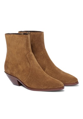 Wyatt Suede Ankle Boots from Saint Laurent