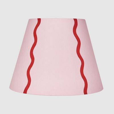 Pink Squiggle Lampshade from Hum London