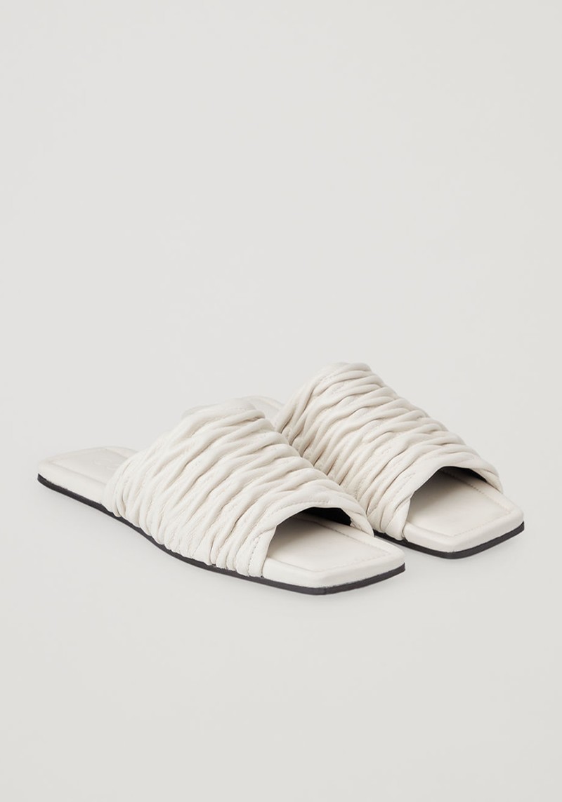 Leather Square Toe Sandals from COS