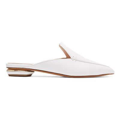 Beya Textured-Leather Slipper from Nicholas Kirkwood