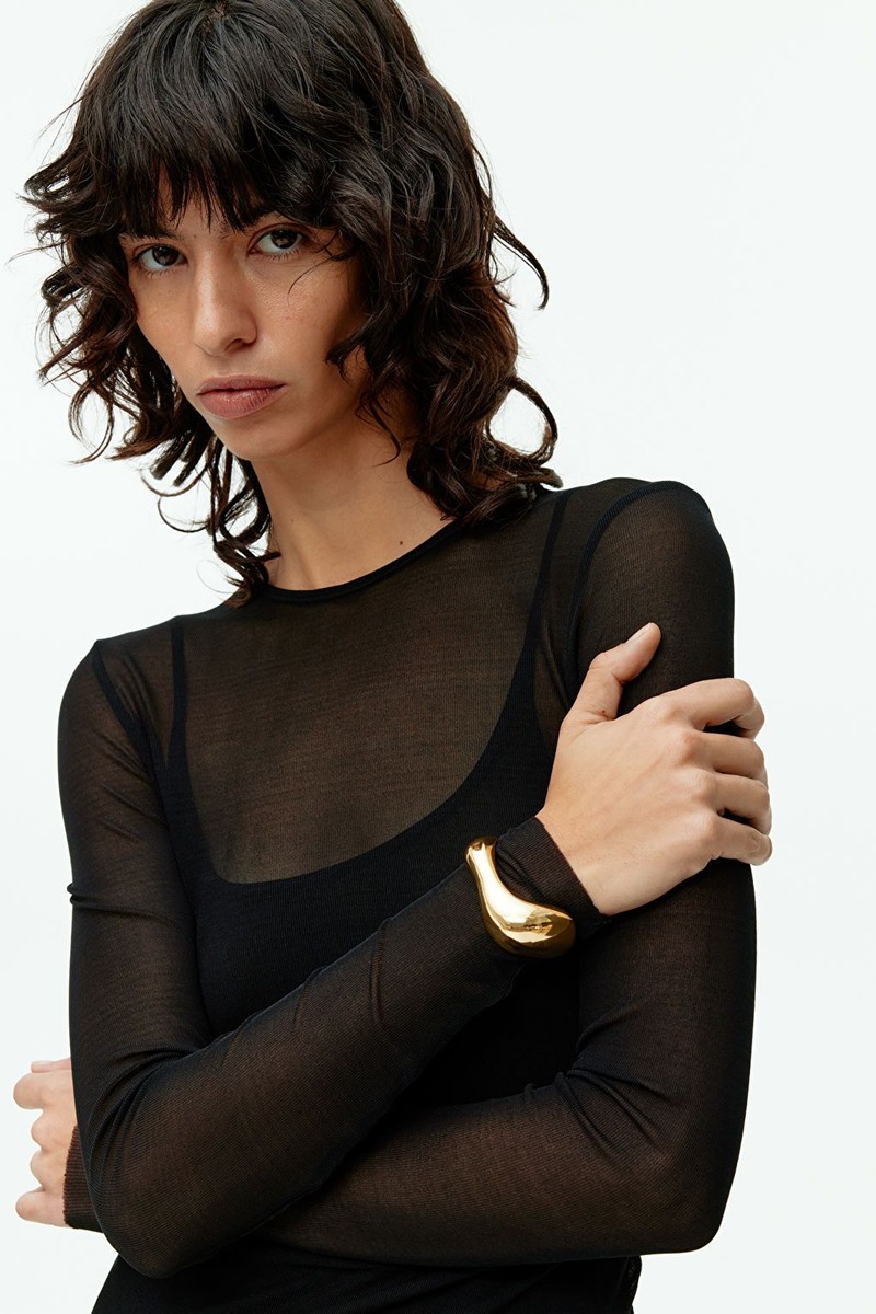 Sculptural Gold-Plated Cuff Bracelet, £42 | ARKET