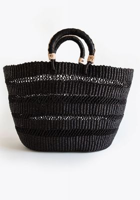 Black Basket Bag from Kinkahe