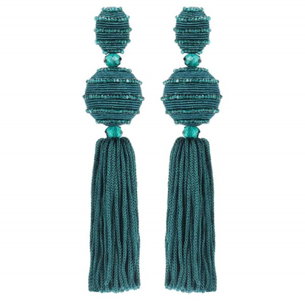Tasselled Clip-On Earrings