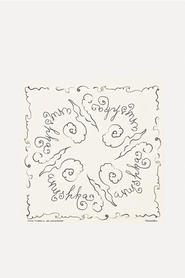 Abstract-Print Scarf from Nanushka