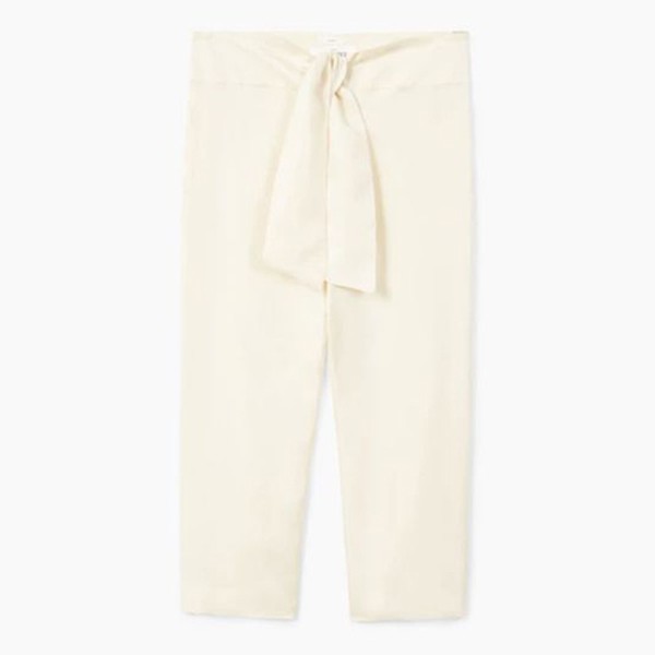 Bow Soft Fabric Trousers from Mango